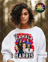 Digital Download Red White and Blue Vote Kamala Harris PNG Design (NOT A PHYSICAL ITEM)